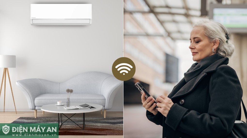 Điều hoà tích hợp kết nối WiFi,